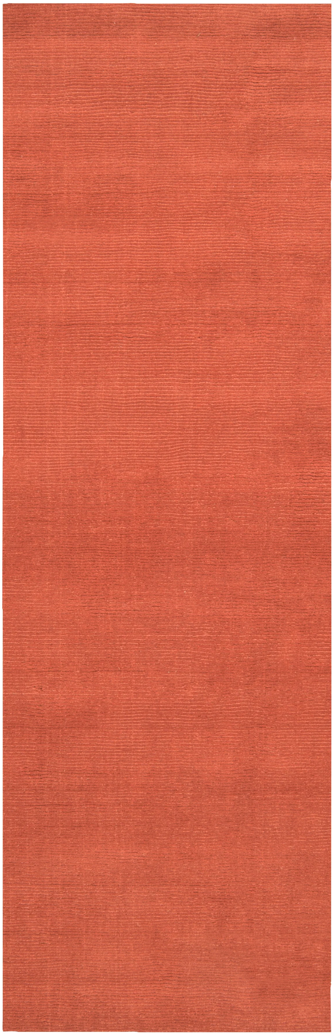 Hand Loomed Mystique Burgundy Wool Rug - Image 4