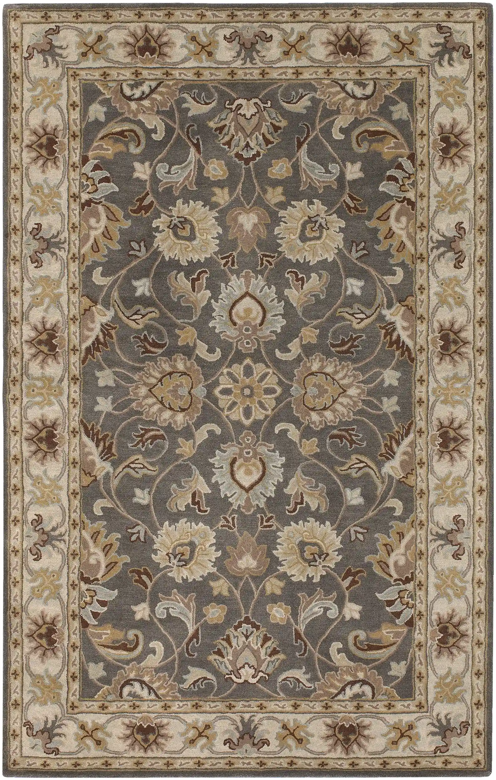 Hand Tufted Floral Comfort Elegant Wool Area Rug - Image 3
