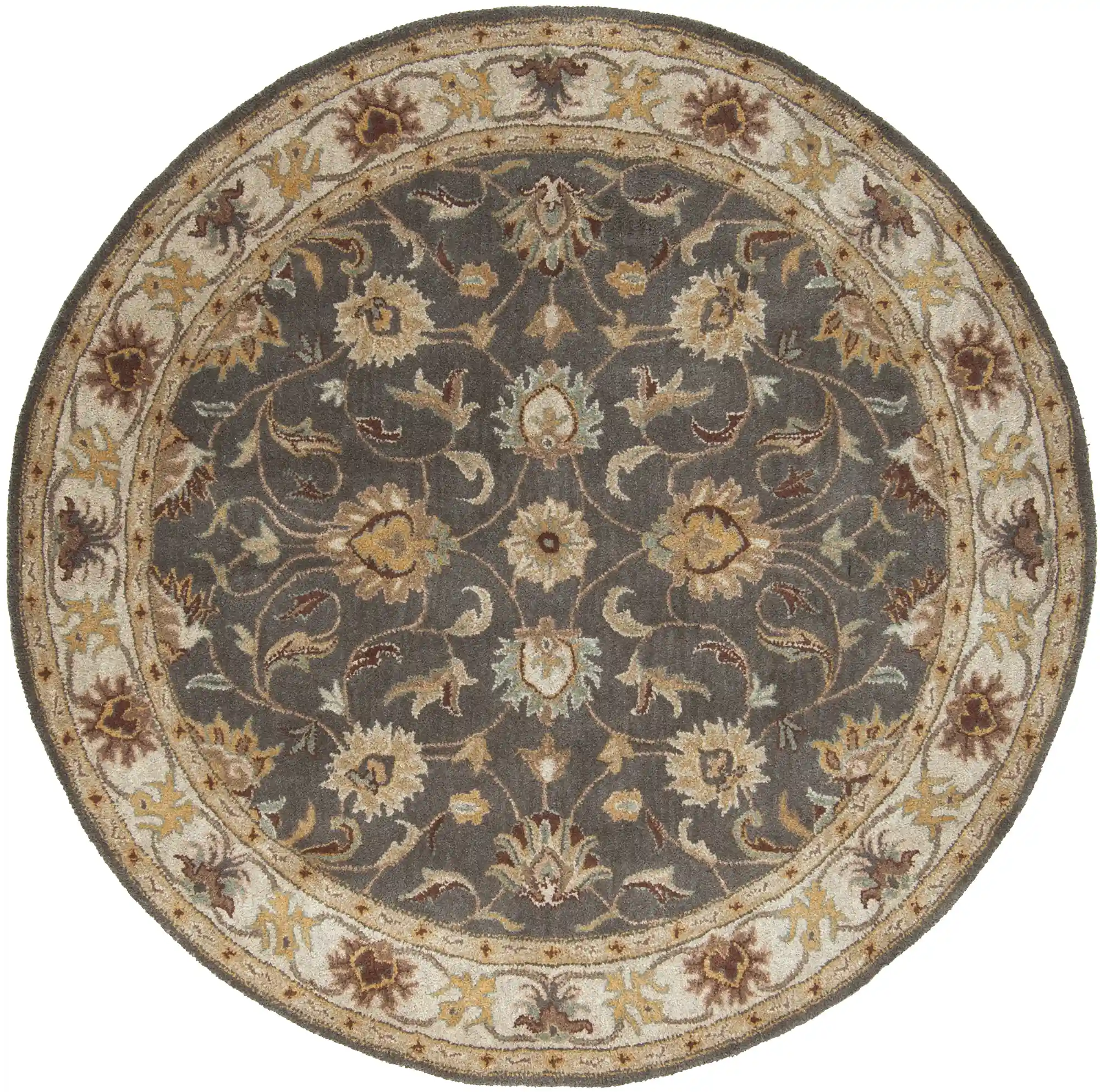 Hand Tufted Floral Comfort Elegant Wool Area Rug - Image 5