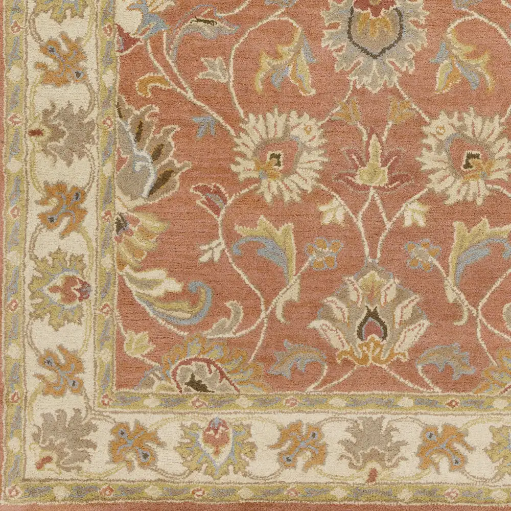 Hand Tufted Caesar Medium Brown & Dusty Sage Wool Rug - Image 3