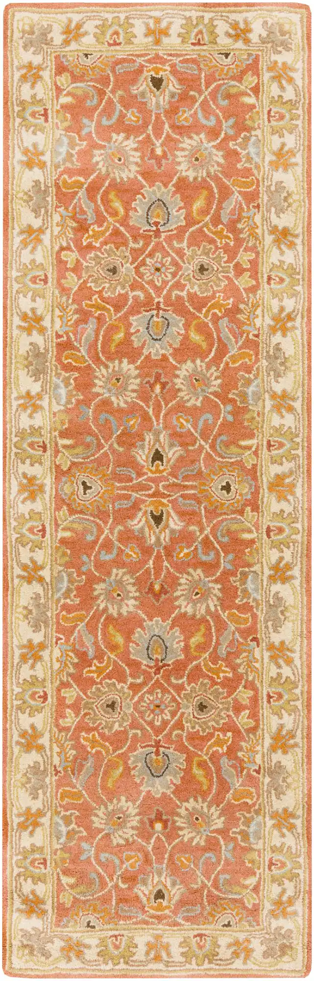 Hand Tufted Caesar Medium Brown & Dusty Sage Wool Rug - Image 7