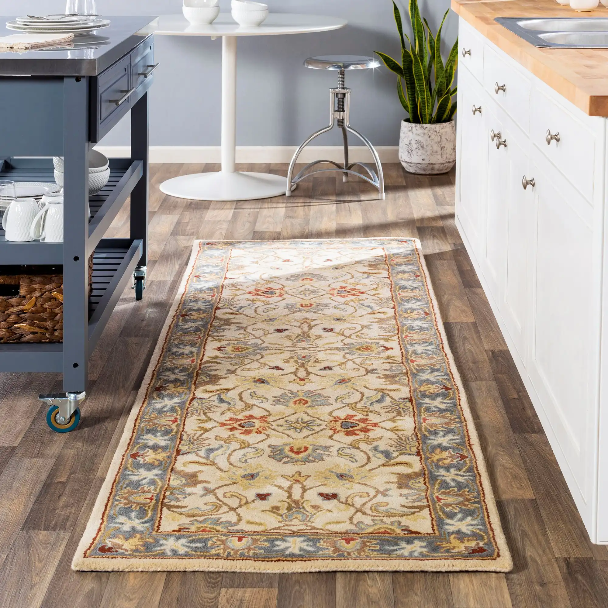 Hand Tufted Caesar Yellow Wool Rug - Image 5