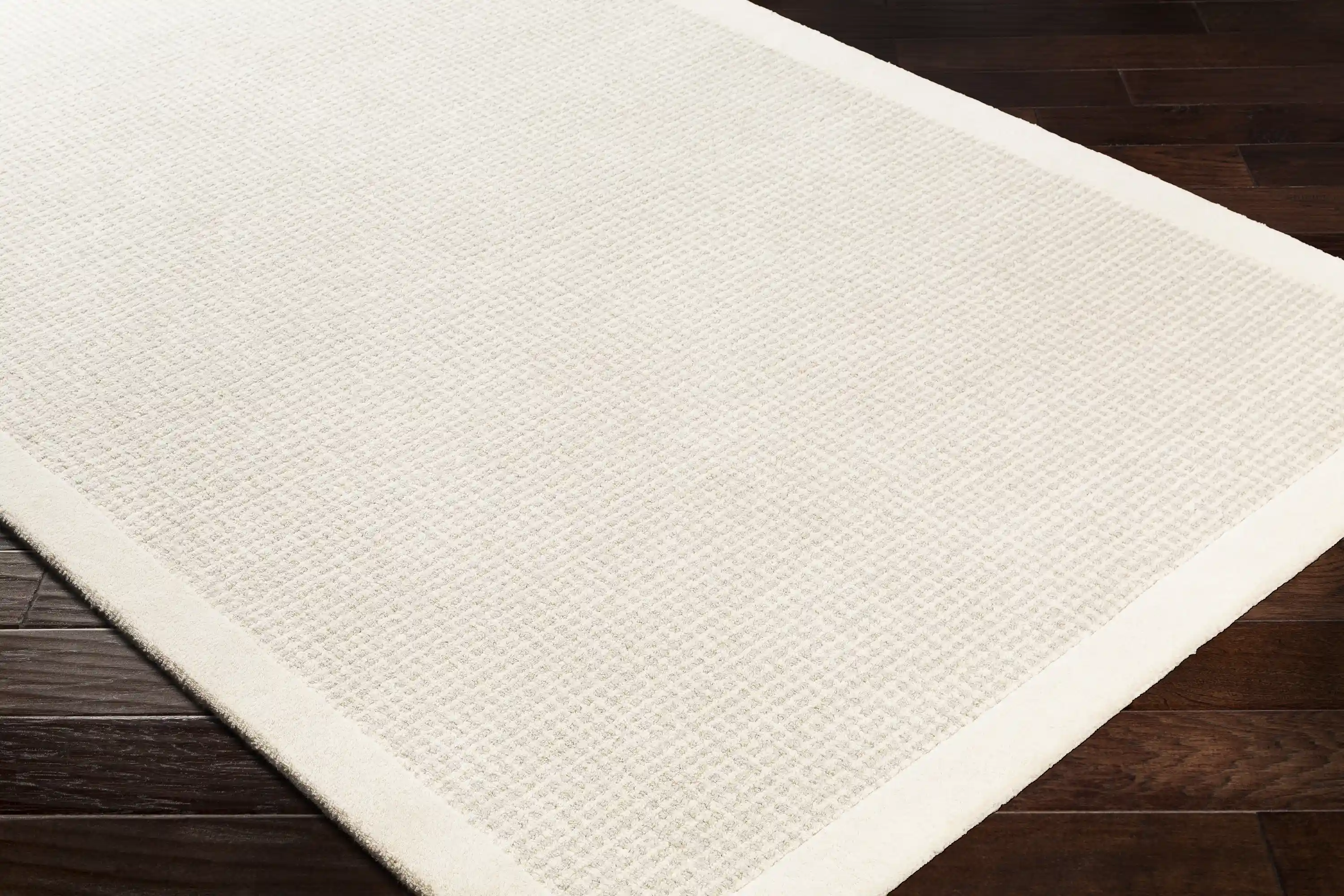 Hand Tufted Siena Cream and Gray Wool Rug - Image 8